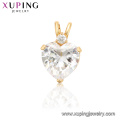 34224 xuping luxury simulation chrystal heart women pendant charms